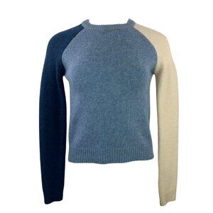 Derek Lam Color Block Crew Neck Sweater